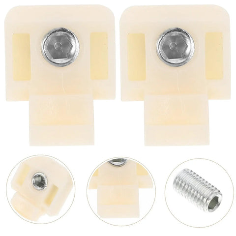 30 Piece Nylon Base Mounting Screws For Control Cabinets Panel Surfaces Rock Solid Flanged Fastener Hardware Kit close-up view of nylon screws with metal insert.