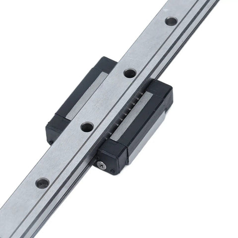MGN12 Linear Rail Guide High Precision Bearing Steel Slide Block for CNC Machines and Automation Equipment, 12mm width, 200mm length.
