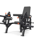 All In One Leg Day Beast Machine with leg press, leg extension, seated leg curl, and adjustable bench, heavy duty steel frame