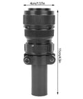Side view of Beefy Stainless Steel 14 Pin Male Plug Wire Feeder Connector With Industrial Cord Mount For Heavy Duty Welding Machines Rugged Copper Terminal Power Accessory For Secure Connection In Harsh Environments.