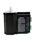 Thinking Process: Nema 34 stepper motor with DM860H driver, 86mm frame, black metal housing, front view