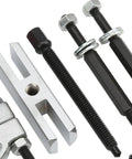 Hardcore 9 Piece Internal External Bearing Puller Separator Tool Kit For Auto Repair Shops Mechanics And Garages Works Hard On Cars Trucks Bikes Remove Stuck Parts Easily Heavy Duty Steel Build With Carry Case, steel puller parts