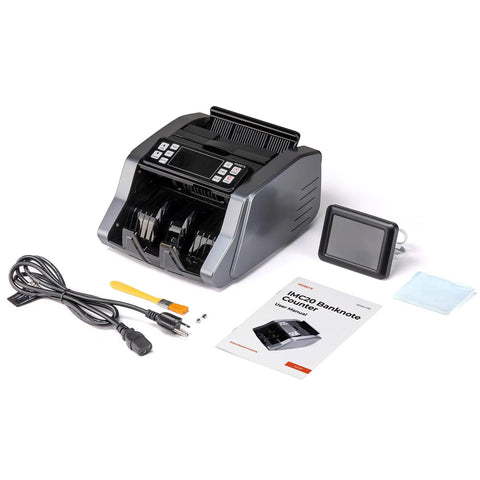 Fast Cash Counter With Value Count And UV MG IR MT Counterfeit Detection, 1000 Bills Per Minute, accessories included