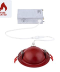 Rock Solid 4 Inch Led Recessed Lighting Offering 5 Cct Selectable Tuning 9 Watt 775 Lumens Fire rated housing with wiring.