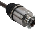 Honda Accord Front Passenger CV Axle Assembly For 2018 To 2022 1.5L Automatic CVT Direct Fit With Neoprene Boot For Reliable OE Grade Performance For Long Lasting Street Ready Reliability Easy Install, close-up of splined end