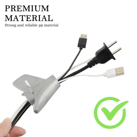 5 Piece Car Wire Loom Installation Tool Set 0.32 Inch To 1.6 Inch Wire Insertion Tools showing cable insertion with PP material