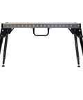 Built Rugged Foldable Welding And Fixturing Table Packing 500 Pound Capacity And Industry Standard Holes, portable with adjustable legs.