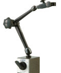 Magnetic Dial Gauge Holder Pro Grade With Eight And A Half Inch Arm, Fine Adjustment, Universal Swivel Clamp, Five Axis Holder