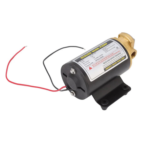 12V Electric Gear Oil Pump With Thermal Protection Motor, High Pressure Brass Transfer Pump For Engine Oil And Transmission Fluids, Built In Overheat Safeguard For Heavy Duty Tasks, Durable And Reliable Design