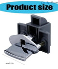 Push Button Drawer Latch Lock Easy Install Cabinet And Drawer Accessory Compact 4x6x4 Cm Ideal For RVs Motorhomes Boats Yachts And Homes Durable