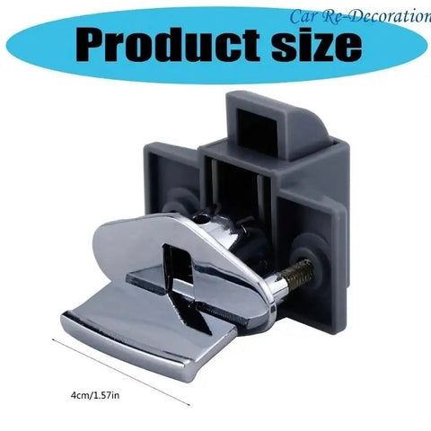 Push Button Latch Zinc Alloy Keyless Cupboard Lock, compact 4cm size, for cabinets and drawers