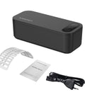 Pro Ultrasonic Jewelry Cleaner For Rings Glasses Dentures Retainers And Watches Stand 680ml with accessories and manual