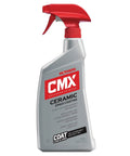 CMX Ceramic Spray Coating For Cars 24 Oz Easy To Apply Pro Grade Long Lasting Protection With SiO2 TiO2 Ultra Gloss Finish And Super Hydrophobic Water Beading bottle with red spray nozzle