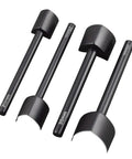 V Shape Leather Cutter Punch Set Four Size Leather Punch Kit With 20mm 25mm 30mm 35mm Holes For Belts Wallets Bags and Watch Straps
