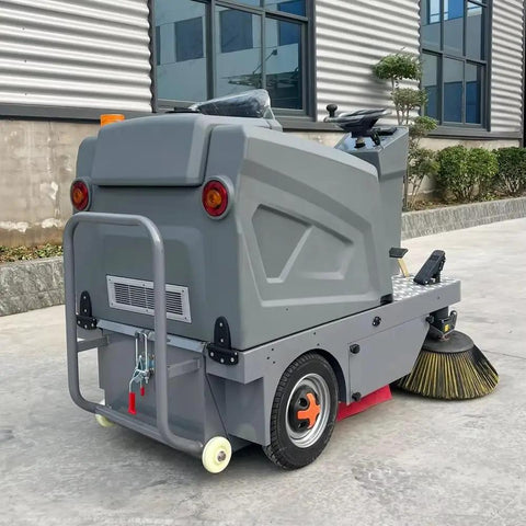 Heavy Duty Ride On Commercial Floor Sweeper For Concrete Industrial Cleaning Machine Warehouse Parking Lot And Logistics Center Maintenance Equipment Big Deal