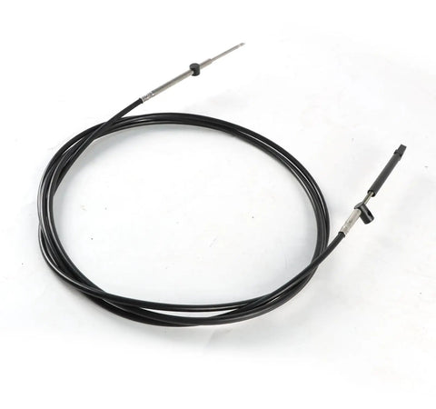 15 Foot Outboard Engine Control Cables Set with Throttle and Shift Cables for Mercury MerCruiser Boats, coiled cable