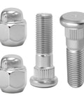 4 Piece Wheel Lug Stud Nut Set With M12x1.5 Threads For Most Cars Front And Rear Left Right Replace 5295014140 Steel High Strength View