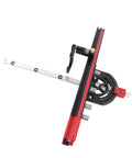 Heavy Duty Aluminum Miter Guide With Slick Sliding Fence For Table Saws And Router Tables precision tilt showing adjustment scale and stops.