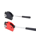 Hand Operated Shrinker And Stretcher Metal Shaping Tool With Two Jaws For Auto Body Repair, black and red tools with handles