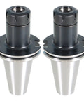2-pack of CAT50 ER32 100mm Collet Chuck Set for CNC milling lathe tool holders with ER Nut UM, balanced for high rigidity