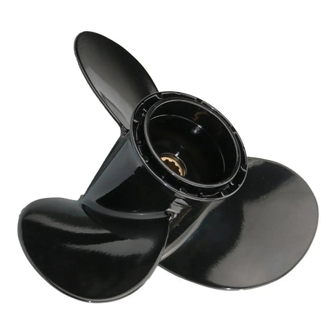 Aluminum Propeller For Suzuki Outboard Engines Ten And One Quarter Inch Diameter Eleven Inch Pitch Three Blade Right Hand Rotation
