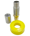Propane Fire Pit Air Mixer Valve And Orifice Nozzle Jet For Sixty Thousand BTU Burners, Fireplace DIY Kit, stainless steel parts