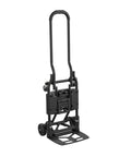 Black Shifter Multi-Position Folding Hand Truck And Cart For Easy Load Up, Converts From Two-Wheel Upright Dolly To Four-Wheel Cart