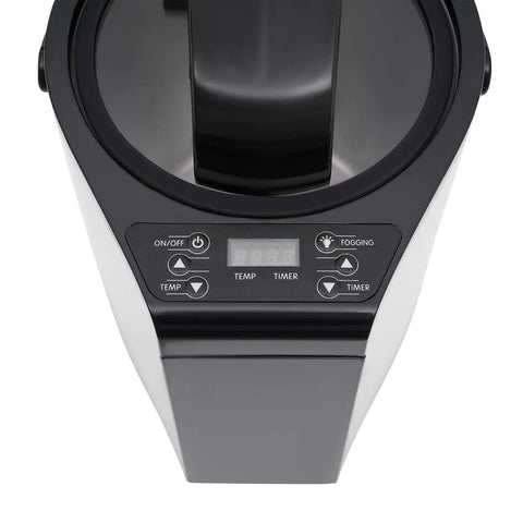 Top view of 800W Portable Sauna Steamer Pot For Home Spa With digital control panel
