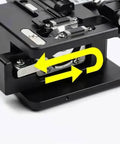 High Precision Optical Fiber Cleaver Cutters For Fusion Splicers showing cutting mechanism for precise fiber cuts.
