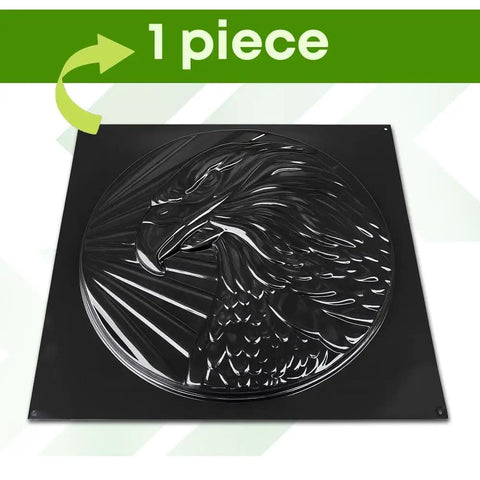 3D Eagle Head Concrete Mold For Cement ABS Plastic 2mm Thick Durable Round Eagle Mold For DIY Garden Stepping Stones