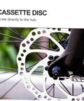 Top Shelf Front And Rear Disc Brake Rotor Kit For Mountain Bikes With Silver Aluminum Build 160mm Diameter Mechanical Setup Dual Knob Adjustment To Legit Crush Every Gnarly Trail close-up of aluminum brake disc attached to hub