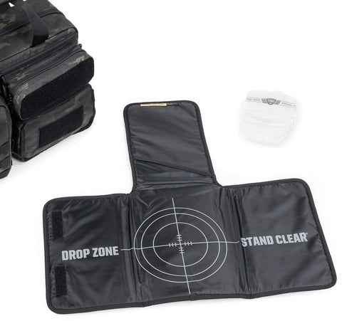 Deuce 4th Gen Tactical Diaper Bag For Dads With Included Changing Mat And Stroller Straps Water Resistant 600D Polyester displayed