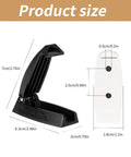 Premium ABS Camper Door Catch Square Design Holds Baggage Compartments Wide Open Securely Replaces Broken Hinges dimensions displayed