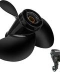 Aluminum Boat Outboard Propeller For 8HP To 15HP, 9 1 4 Inch Diameter, 9 Inch Pitch, Right Hand Rotation, 13 Spline, Three Blade, Fits Johnson