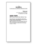 Package of Detroit Dark Red Beet Seed Tape Medium Top With 45 Seeds Per Tape for home gardens, easy sowing and sweet harvest in 59 days.