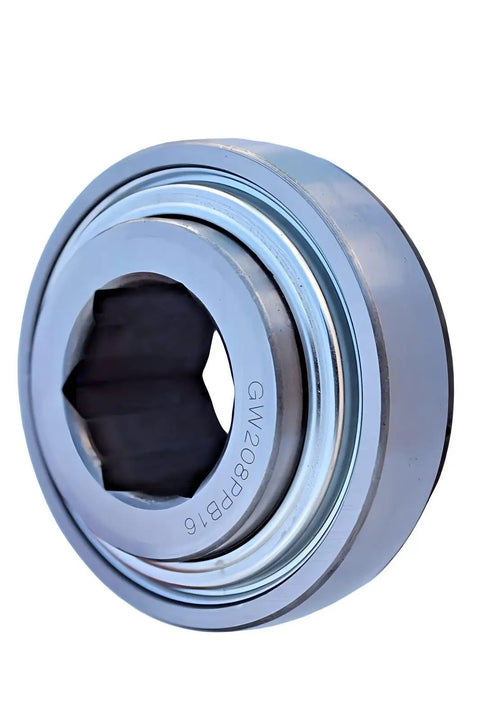 Heavy Duty Drive Train Disc Harrow Bearing for Farm Harrow With Triple Lip Seals On Both Sides, 1 1/4 Inch Hex Bore