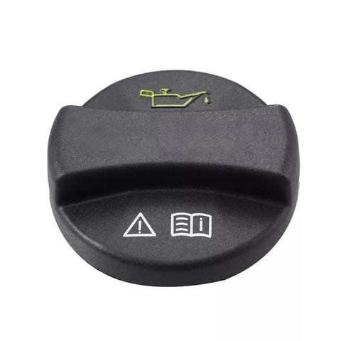 Mercedes Benz Engine Oil Filler Cap Replacement 0000100301 EZ Install OEM Grade Fits A Class C Class E Class S Class CLA GLE GLK CLK CLS B M Series 1993 2017 Reliable No Fuss Oil Cap, top view.