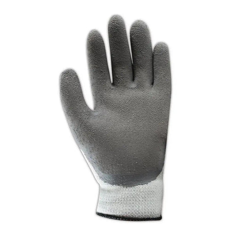 Atlas Thermal Fit Knit Glove With Rubber Coating Gray Large Pack Of 12 Men's X Large Seamless Poly Cotton Liner And Textured Palm