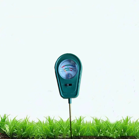 3 In 1 Soil Tester With Long And Short Probes For Moisture Fertility And Plant Water Needs in soil.