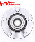 Top view of Plug And Play Front Wheel Bearing Hub Assembly for 2004 Mazda 3, 5 Lugs, Front Left Or Right Fit