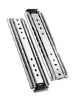 Heavy Duty Full Extension Drawer Slides Pair Bully Tough Ball Bearing Side Mount Guides, 12 inch steel gliders, smooth operation.