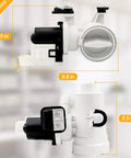 Washer Drain Pump Assembly For Front Load Machines - Exact Replacement For Duet 2000 3000 4000 Series And He2t Plus