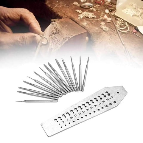 Top Shelf Pro Grade Tungsten Steel Screw Drilling Plates And Jewelry Making Gear For Earrings Bracelets Featuring Precision Thread Mold Dies in a workbench setup.