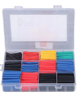 Solid Jeanoko Heat Shrink Tubing Kit With 800Pcs Insulated Sleeves For Electrical Repair, organized color-coded case