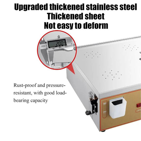 Heavy Duty Electric Steamed Buns Machine With 2 4 6 Hole Stainless Steel Dim Sum Steamer Kitchen Workhorse corner view