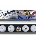 Zootopia Disney Golf Ball Gift Set 4 Pack With Judy Hopps And Nick Wilde Artwork Ball Marker And Hat Clip Officially Licensed