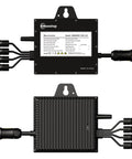 Front and back view of Solar Grid Tie Micro Inverter 800W SMI800W Smart MPPT With App Real Time Monitoring 96 Percent Efficiency.
