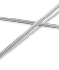 Two Pack M8 X 250mm Fully Threaded Rods 304 Stainless Steel Right Hand Threads Silver Finish tough as nails for DIY projects