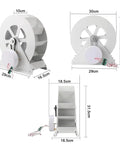 Off Grid Ready 100W Micro Hydroelectric Water Wheel Generator With Low Speed Turbine for Office Pond or River Use
