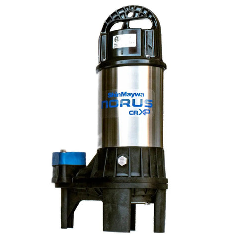 1 HP Stainless Steel Pump 10,500 GPH Continuous Duty For Around The Clock Operation With Debris Up To 1.25 Inches